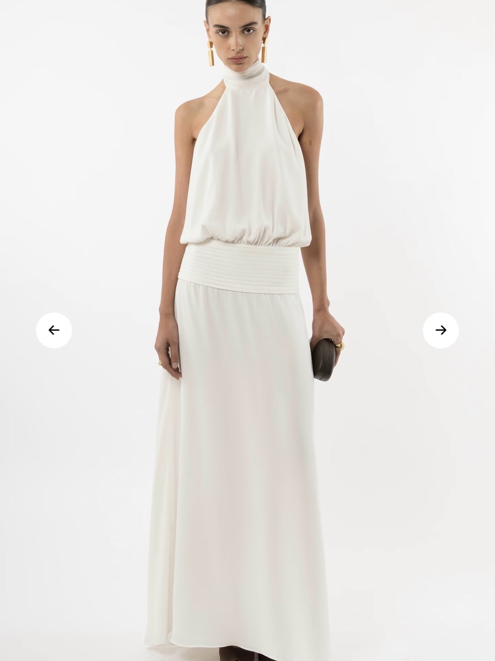 Arakii deep back halter dress - Picture 2 of 3